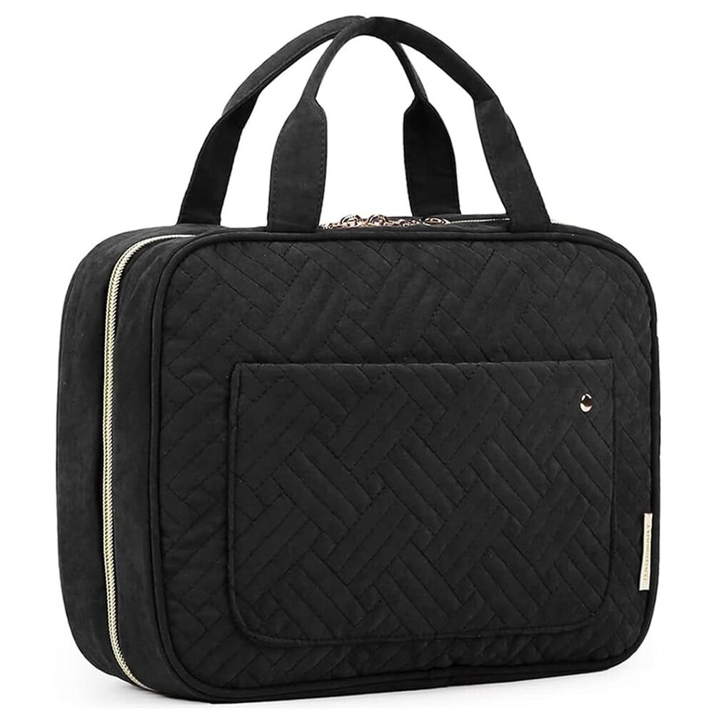 BAGSMART Toiletry Travel Bag Hanging Hook Water-Resistant Makeup Bag Organizer